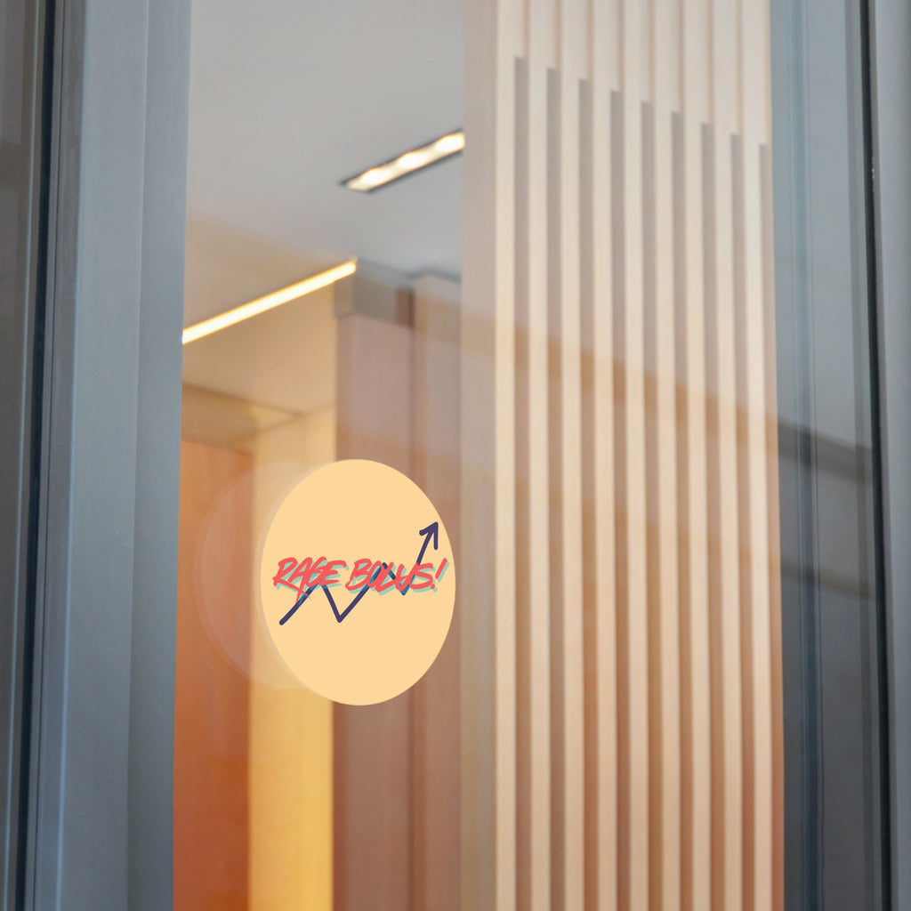 "Rage Bolus!" | Round Vinyl Sticker | Retro Arrow | Diabetes Humor