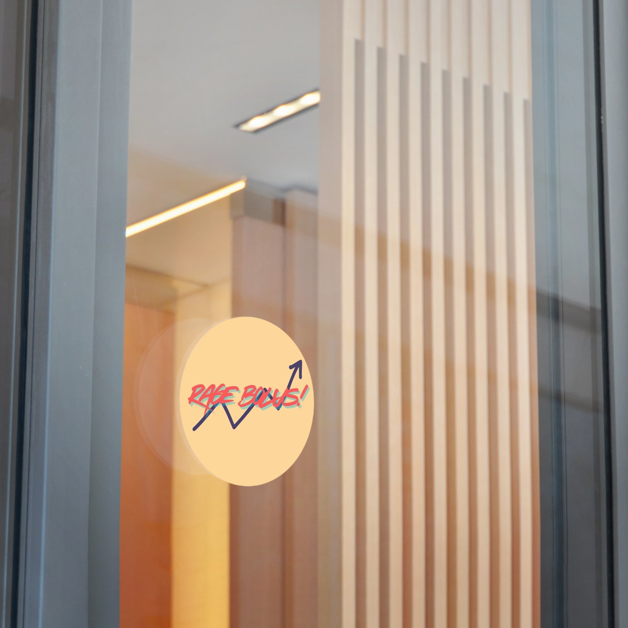 "Rage Bolus!" | Round Vinyl Sticker | Retro Arrow | Diabetes Humor