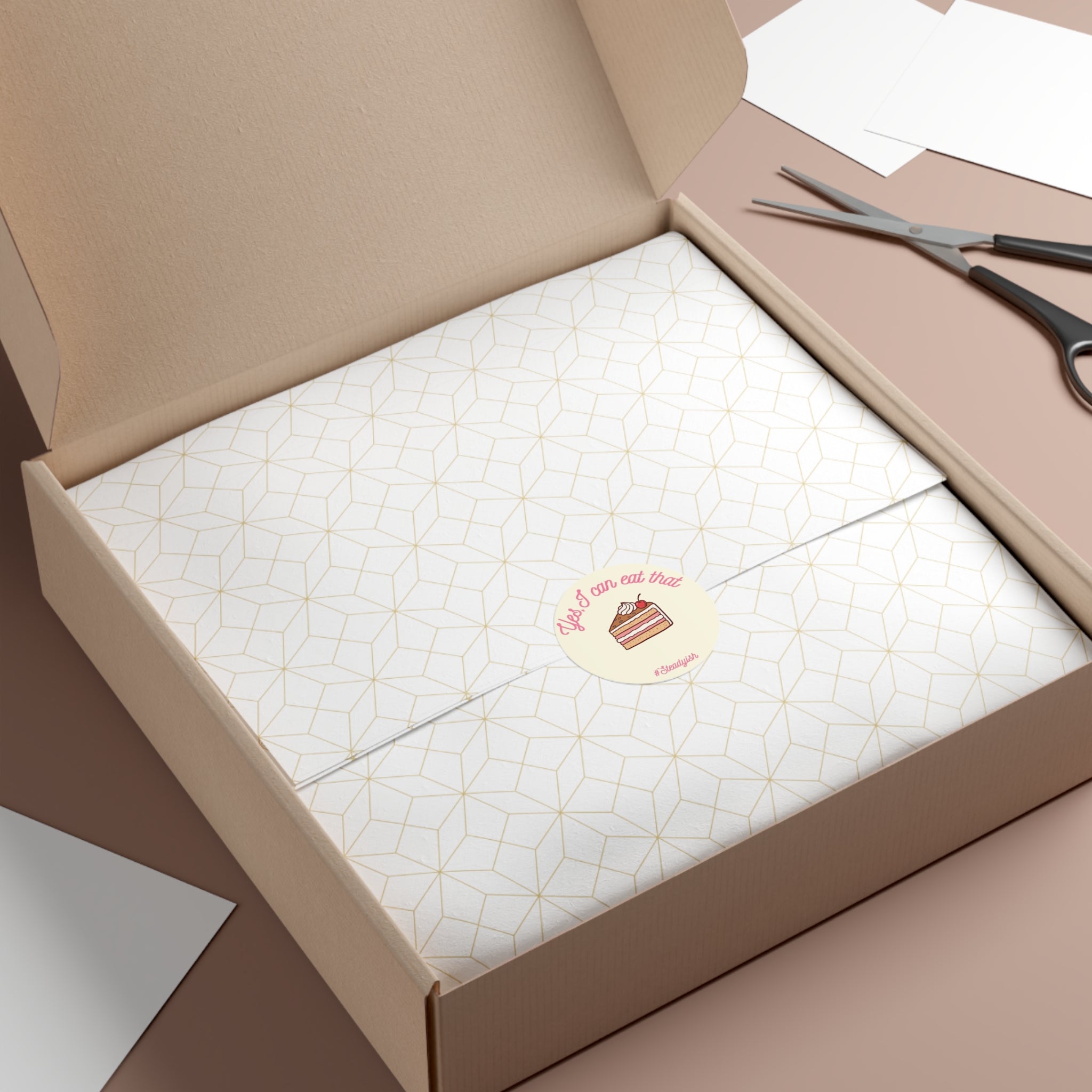 Yes I Can Eat That | Round Vinyl Sticker | Diabetes Humor